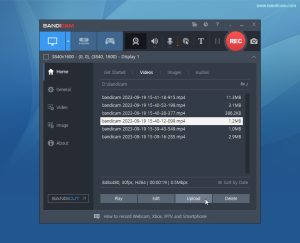 bandicam folder